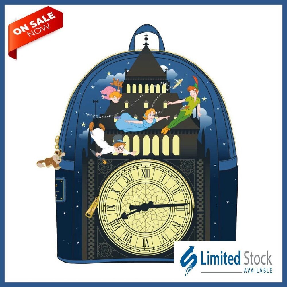 Glow-in-the-Dark Mini Backpack, Faux Leather, 25L Capacity, 10.5" H